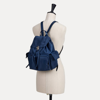 Hey Double Pocket Backpack M Navy