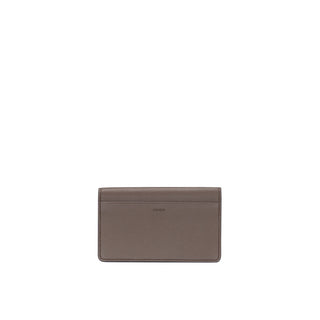 Perfec Crop Card Wallet Dark Brown