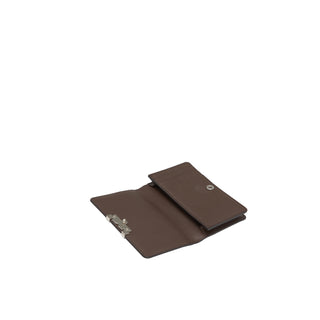 Perfec Crop Card Wallet Dark Brown