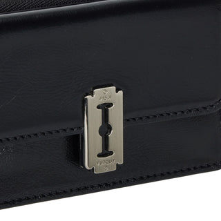 Perfec Slim Zipper Card Wallet Black