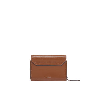 [RENEWAL] Perfec Essence Zipper Card Wallet Camel