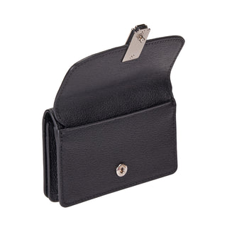 Occam Lune Double Flap Card Wallet Black