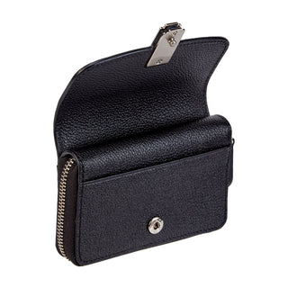 Occam Block Zipper Card Wallet Black