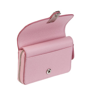 Occam Block Zipper Card Wallet Bebe Pink