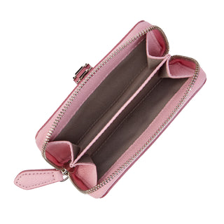 Occam Block Zipper Card Wallet Bebe Pink