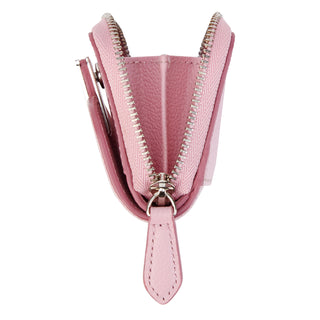 Occam Block Zipper Card Wallet Bebe Pink