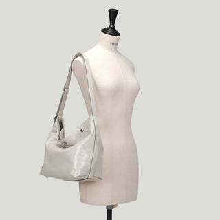 Perfec Button Up Soft Hobo S Light Beige