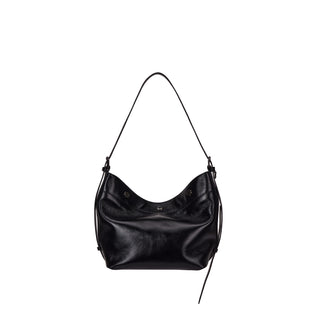 Perfec Button Up Soft Hobo Piccolo Black