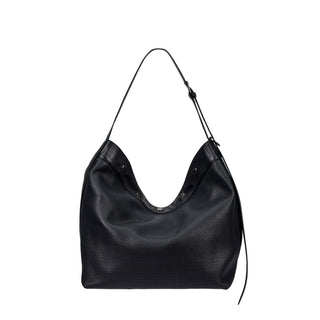 Perfec Button Up Net Hobo L Black