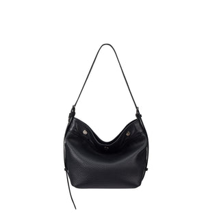 Perfec Button Up Net Hobo Piccolo Black