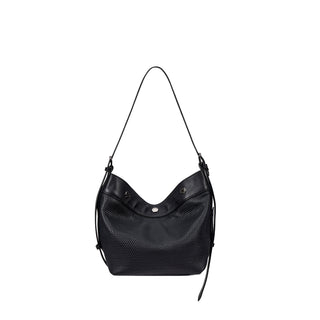 Perfec Button Up Net Hobo Piccolo Black