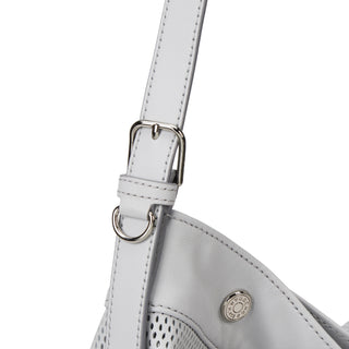 Perfec Button Up Net Hobo Piccolo Foggy Grey