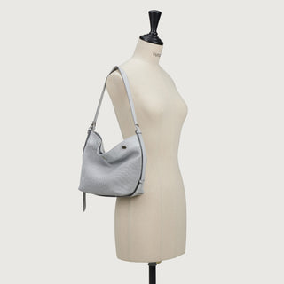 Perfec Button Up Net Hobo Piccolo Foggy Grey