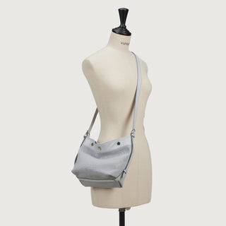 Perfec Button Up Net Hobo Piccolo Foggy Grey