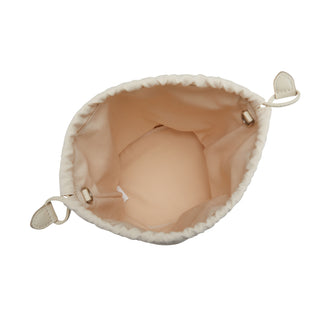 Perfec Drawstring Pouch M Ivory