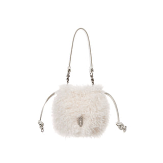 Fuzzy Pouch Ivory