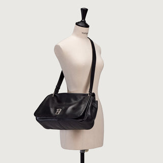 Perfec Talk About It Flap Shoulder L Black