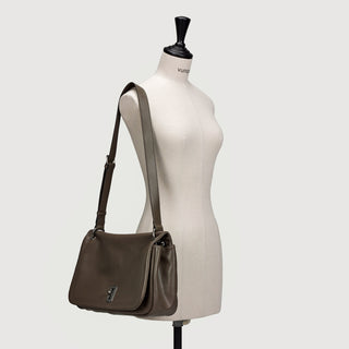 Perfec Talk About It Flap Shoulder L Burn Brown