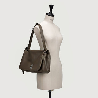 Perfec Talk About It Flap Shoulder L Burn Brown