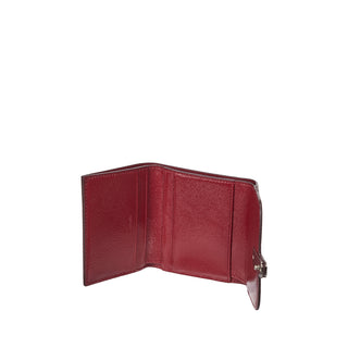 Occam Lune Half Wallet Berry Red