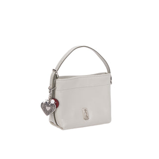 Heart Memory Leather Charm Piccolo Topo Red