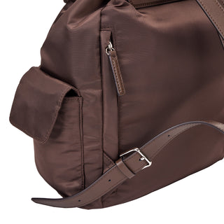 Hey Double Pocket Backpack M Choco Brown