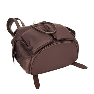 Hey Double Pocket Backpack M Choco Brown