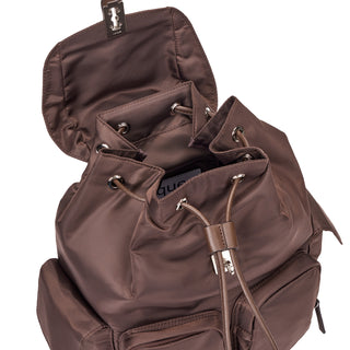 Hey Double Pocket Backpack M Choco Brown