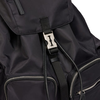 Hey Double Pocket Backpack L Black