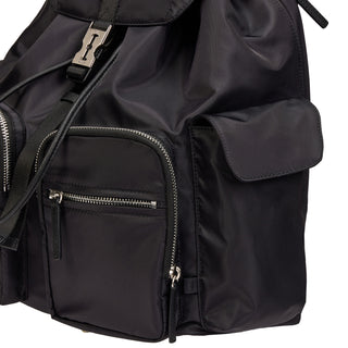 Hey Double Pocket Backpack L Black