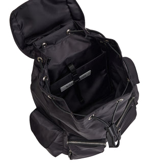 Hey Double Pocket Backpack L Black