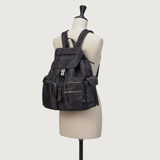 Hey Double Pocket Backpack L Black