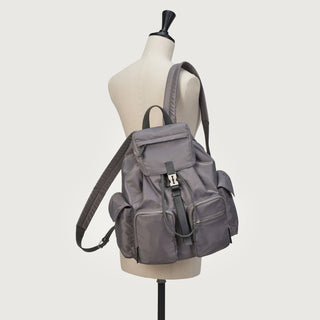 Hey Double Pocket Backpack L Grey