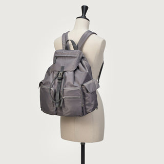 Hey Double Pocket Backpack L Grey