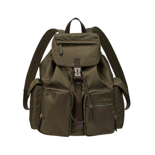 Hey Double Pocket Backpack L Khaki