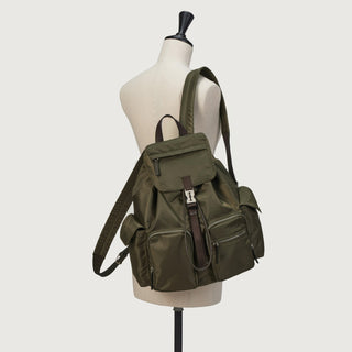 Hey Double Pocket Backpack L Khaki