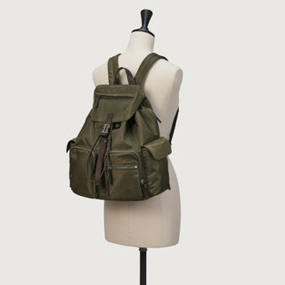 Hey Double Pocket Backpack L Khaki