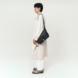 Hey Double Pocket Cross S Deep Grey