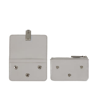 Perfec Change Card Wallet Ivory