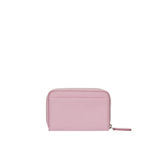 Halfmoon Wave Zipper Card Wallet Mellow Pink