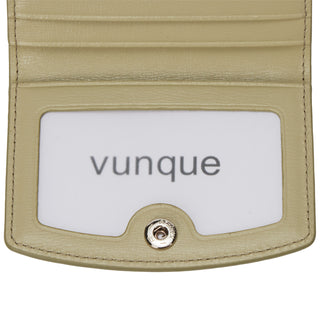 Halfmoon Round Photo Card Wallet Sage Green
