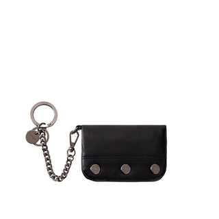 [予約販売/10月下旬入荷] Perfec Button Up Padding Card Wallet Black
