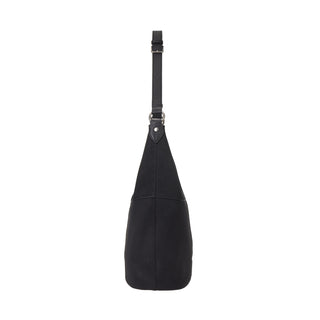 [予約販売/11月下旬入荷] Halfmoon Pebble Hobo L Black