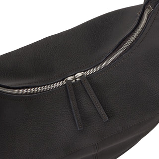[予約販売/11月下旬入荷] Halfmoon Pebble Hobo L Deep Brown