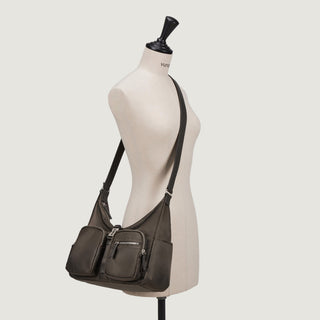 Hey Double Pocket Hobo S Mocha Khaki