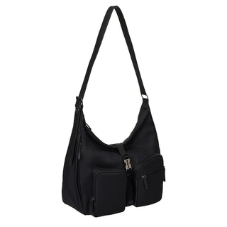 [予約販売/12月上旬入荷] Hey Double Pocket Cordura Hobo M Black
