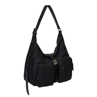 [予約販売/12月上旬入荷] Hey Double Pocket Cordura Hobo M Black