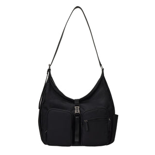 [予約販売/12月上旬入荷] Hey Double Pocket Cordura Hobo M Black