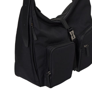 [予約販売/12月上旬入荷] Hey Double Pocket Cordura Hobo M Black