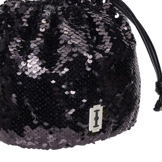 [予約販売/12月中旬入荷] Spangle Pouch Black